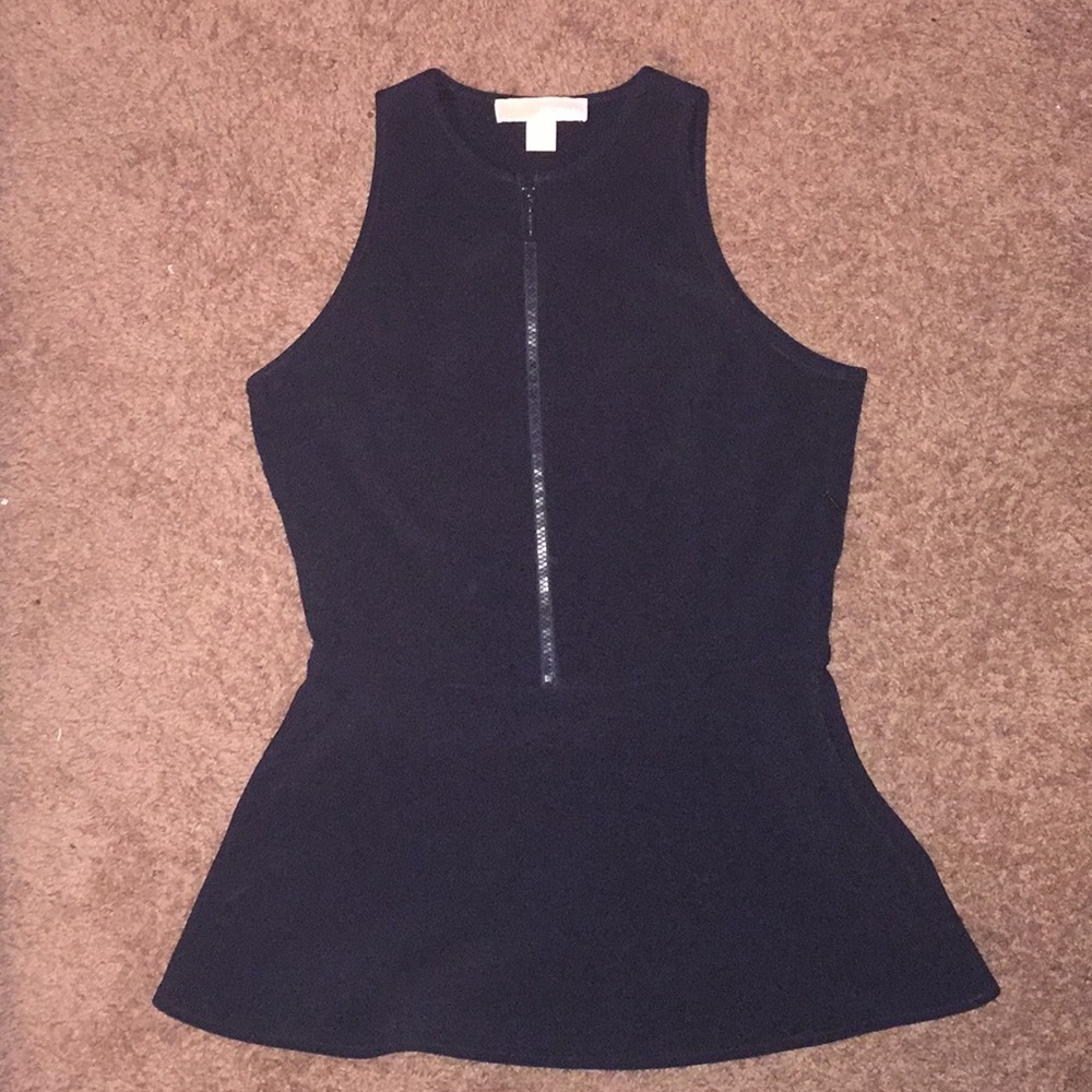 Michael Kors tank top peplum shirt